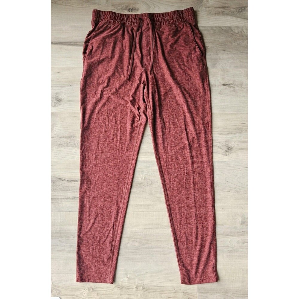 Outdoor Voices Women's Size L CloudKnit Jogger Sweatpants Red Burnt Sumac